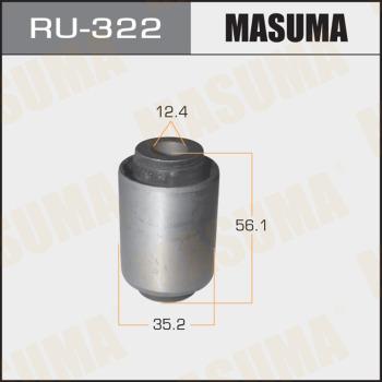 MASUMA RU-322 - Bush of Control / Trailing Arm autospares.lv