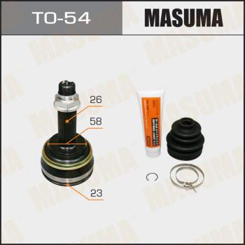 MASUMA TO54 - Joint Kit, drive shaft autospares.lv