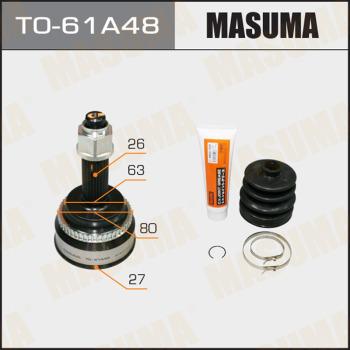 MASUMA TO61A48 - Joint Kit, drive shaft autospares.lv