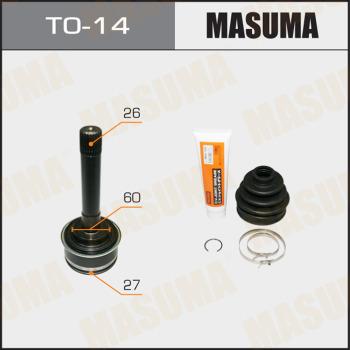 MASUMA TO-14 - Joint Kit, drive shaft autospares.lv