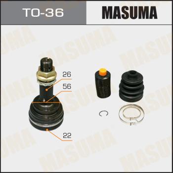 MASUMA TO-36 - Joint Kit, drive shaft autospares.lv