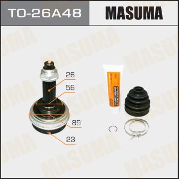 MASUMA TO-26A48 - Joint Kit, drive shaft autospares.lv