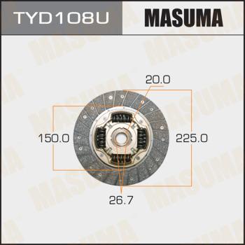 MASUMA TYD108U - Clutch Disc autospares.lv