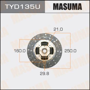 MASUMA TYD135U - Clutch Disc autospares.lv