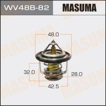 MASUMA WV48B82 - Coolant thermostat / housing autospares.lv