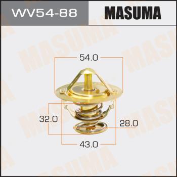 MASUMA WV5488 - Coolant thermostat / housing autospares.lv