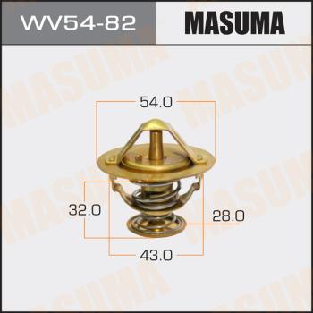 MASUMA WV54-82 - Coolant thermostat / housing autospares.lv