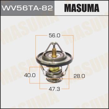 MASUMA WV56TA82 - Coolant thermostat / housing autospares.lv