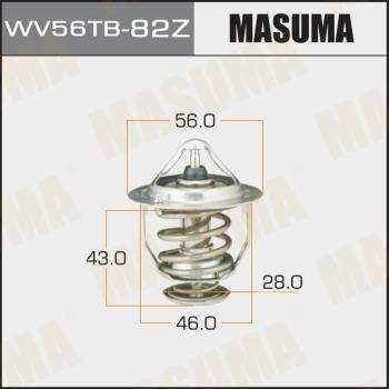 MASUMA WV56TB82Z - Coolant thermostat / housing autospares.lv