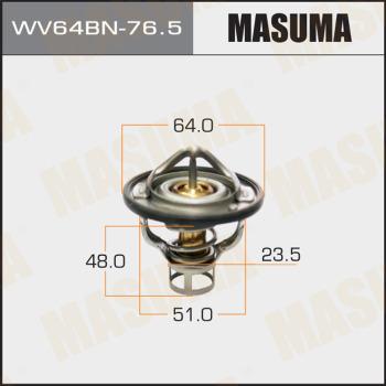 MASUMA WV64BN765 - Coolant thermostat / housing autospares.lv