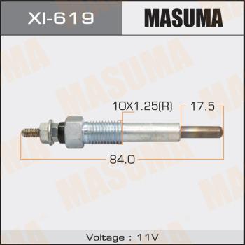 MASUMA XI619 - Glow Plug autospares.lv