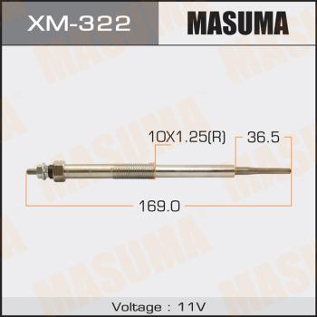 MASUMA XM-322 - Glow Plug autospares.lv