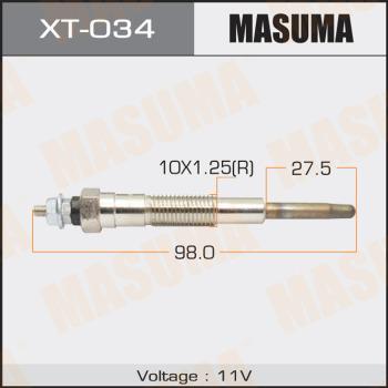 MASUMA XT-034 - Glow Plug autospares.lv