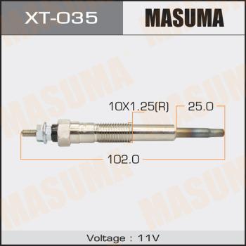 MASUMA XT-035 - Glow Plug autospares.lv