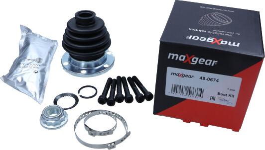 Maxgear 49-0674 - Bellow, drive shaft autospares.lv