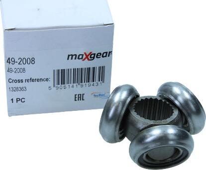 Maxgear 49-2008 - Tripod Hub, drive shaft autospares.lv