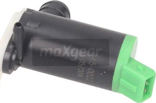 Maxgear 45-0022 - Water Pump, window cleaning autospares.lv