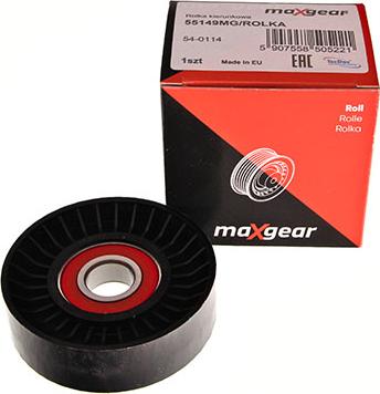 Maxgear 54-0114 - Pulley, v-ribbed belt autospares.lv