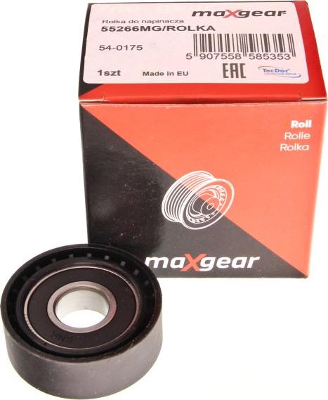 Maxgear 54-0175 - Pulley, v-ribbed belt autospares.lv