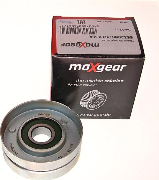 Maxgear 54-0241 - Pulley, v-ribbed belt autospares.lv