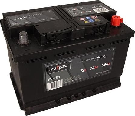Maxgear 574104068 D722 - Starter Battery autospares.lv
