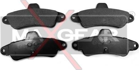 Maxgear 19-0496 - Brake Pad Set, disc brake autospares.lv