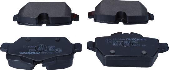 Maxgear 19-0448 - Brake Pad Set, disc brake autospares.lv