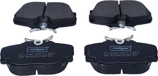 Maxgear 19-0447 - Brake Pad Set, disc brake autospares.lv