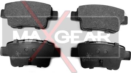 Maxgear 19-0463 - Brake Pad Set, disc brake autospares.lv