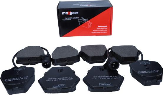 Maxgear 19-0409 - Brake Pad Set, disc brake autospares.lv