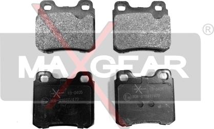 Maxgear 19-0405 - Brake Pad Set, disc brake autospares.lv