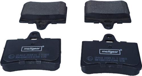 Maxgear 19-0418 - Brake Pad Set, disc brake autospares.lv