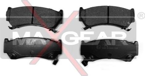 Maxgear 19-0481 - Brake Pad Set, disc brake autospares.lv