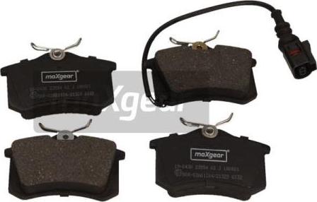 Maxgear 19-0430 - Brake Pad Set, disc brake autospares.lv