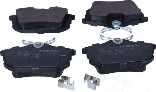Maxgear 19-0427 - Brake Pad Set, disc brake autospares.lv