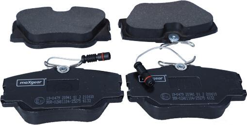 Maxgear 19-0479 - Brake Pad Set, disc brake autospares.lv