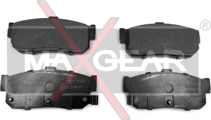 Maxgear 19-0474 - Brake Pad Set, disc brake autospares.lv