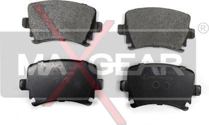 Maxgear 19-0475 - Brake Pad Set, disc brake autospares.lv