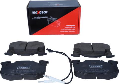 Maxgear 19-0473 - Brake Pad Set, disc brake autospares.lv