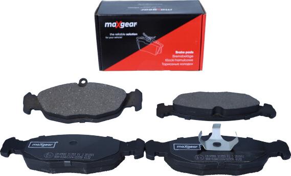 Maxgear 19-0592 - Brake Pad Set, disc brake autospares.lv