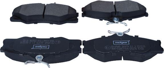 Maxgear 19-0545 - Brake Pad Set, disc brake autospares.lv