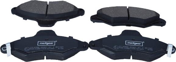 Maxgear 19-0558 - Brake Pad Set, disc brake autospares.lv