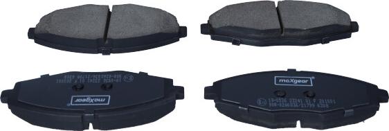 Maxgear 19-0536 - Brake Pad Set, disc brake autospares.lv