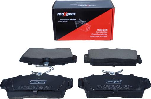 Maxgear 19-0532 - Brake Pad Set, disc brake autospares.lv