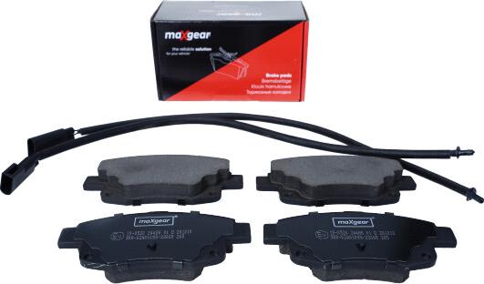 Maxgear 19-0520 - Brake Pad Set, disc brake autospares.lv