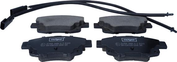 Maxgear 19-0520 - Brake Pad Set, disc brake autospares.lv