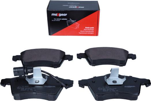 Maxgear 19-0648 - Brake Pad Set, disc brake autospares.lv