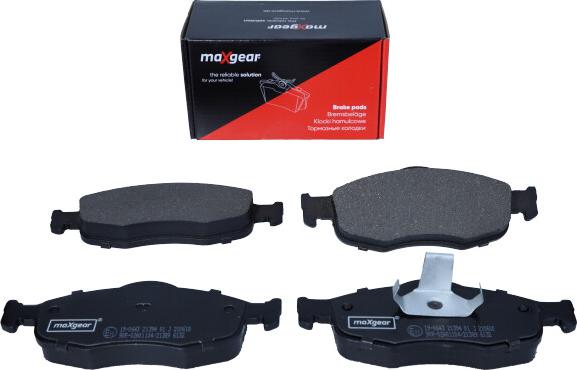 Maxgear 19-0643 - Brake Pad Set, disc brake autospares.lv