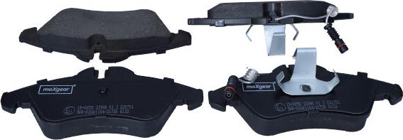 Maxgear 19-0658 - Brake Pad Set, disc brake autospares.lv