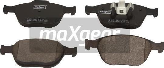 Maxgear 19-0657 - Brake Pad Set, disc brake autospares.lv